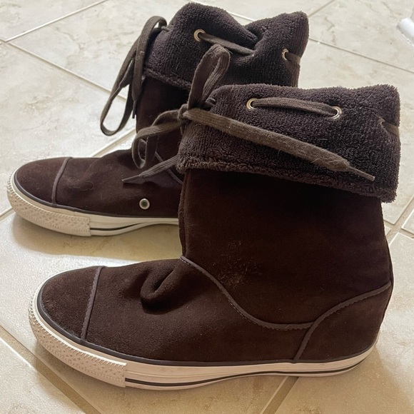 Converse All Star Andover Suede Fold Down
Ankle Boots Sneaker Brown Size 6 - Picture 10 of 14